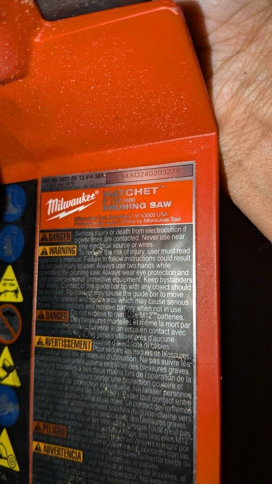 Hatchet M12 Milwaukee