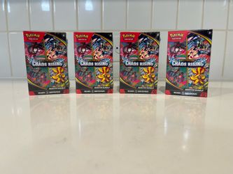 4x Pokémon Mega Evolution Chaos Rising Booster Bundle — Factory Sealed 🔥
