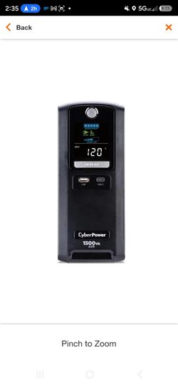 1500VA 10-Outlet
UPS RJ45
COAX
USB
Charging
