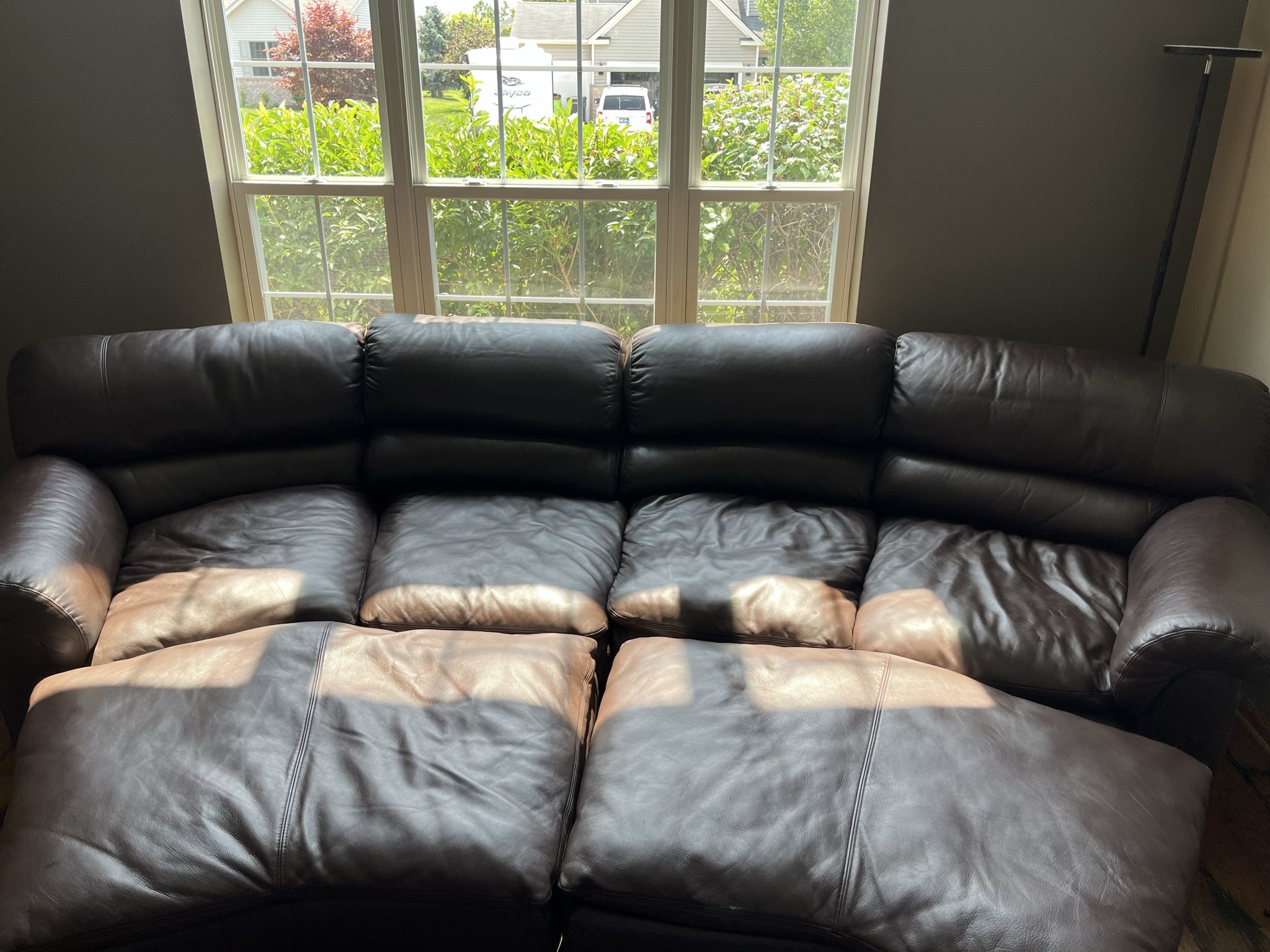 Biltrite Leather Couch