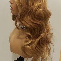 Short Brown Wavy Wig