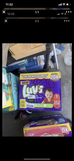 Luvs triple leakquards size 1,252 count