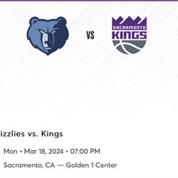 Grizzlies Vs. Kings 3-18-24