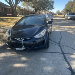 2014 Black Hyundai Elantra Limited