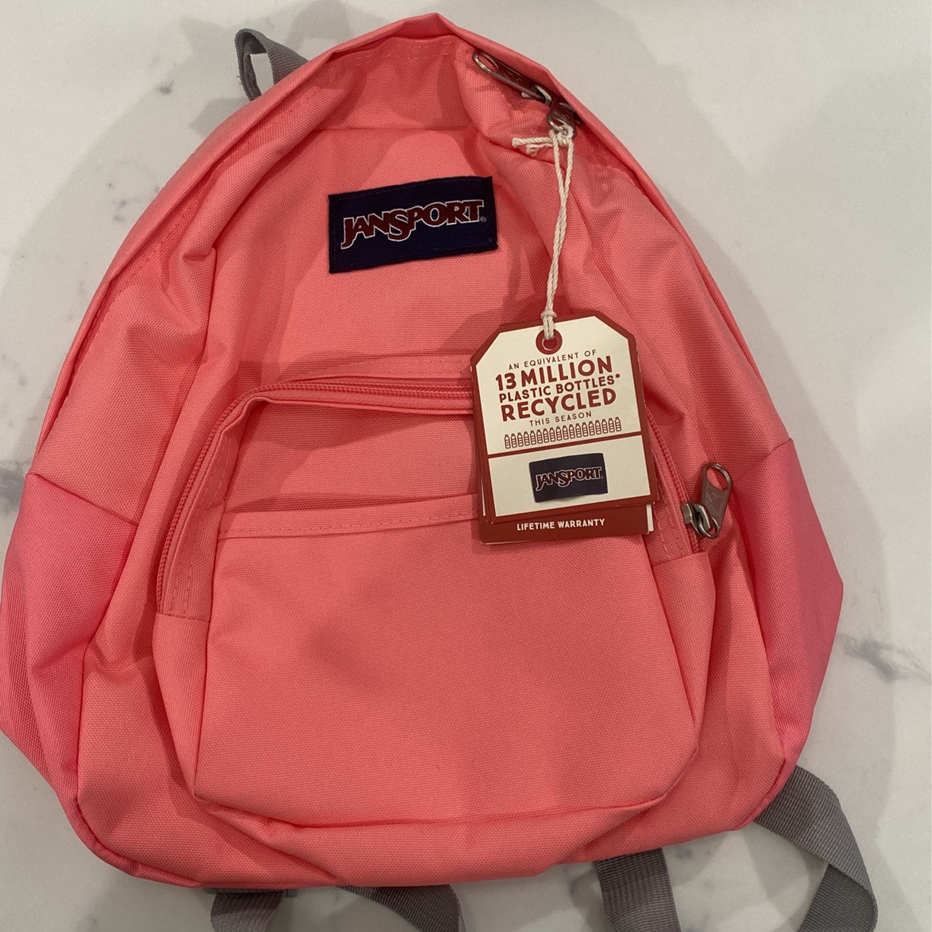 Strawberry Pink Mini Jansport Backpack 