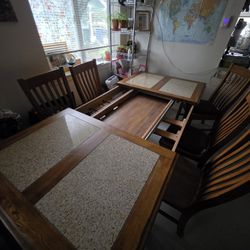 Oak Table With Chairs
