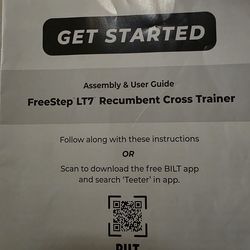 FreeStep LT7 Recumbent Cross Trainer