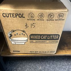 New In Box,cutepol Cat Litter(16.5lbs)