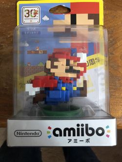 30th Anniversary 8-Bit Mario Amiibo - Japanese Import - NEW (UNOPENED)