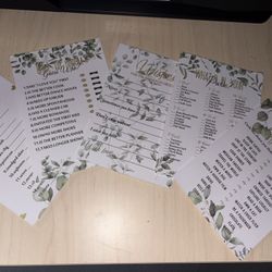 Bridal Shower Game