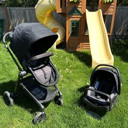 Stroller With SafeMax Car Seat- Travel System