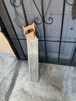 Vintage Craftsman Hand Saw