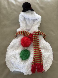 Snowman Costume. Size 12-18 Months