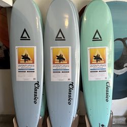Aventuras By Wavestorm Surfboard 7.5’ New W Leash And Fins 