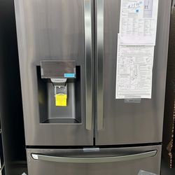 New LG French Door Refrigerator In Dark Stainless Steel - Financing Available 