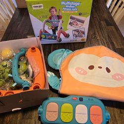 Brand new 2 in 1 baby gym with walker