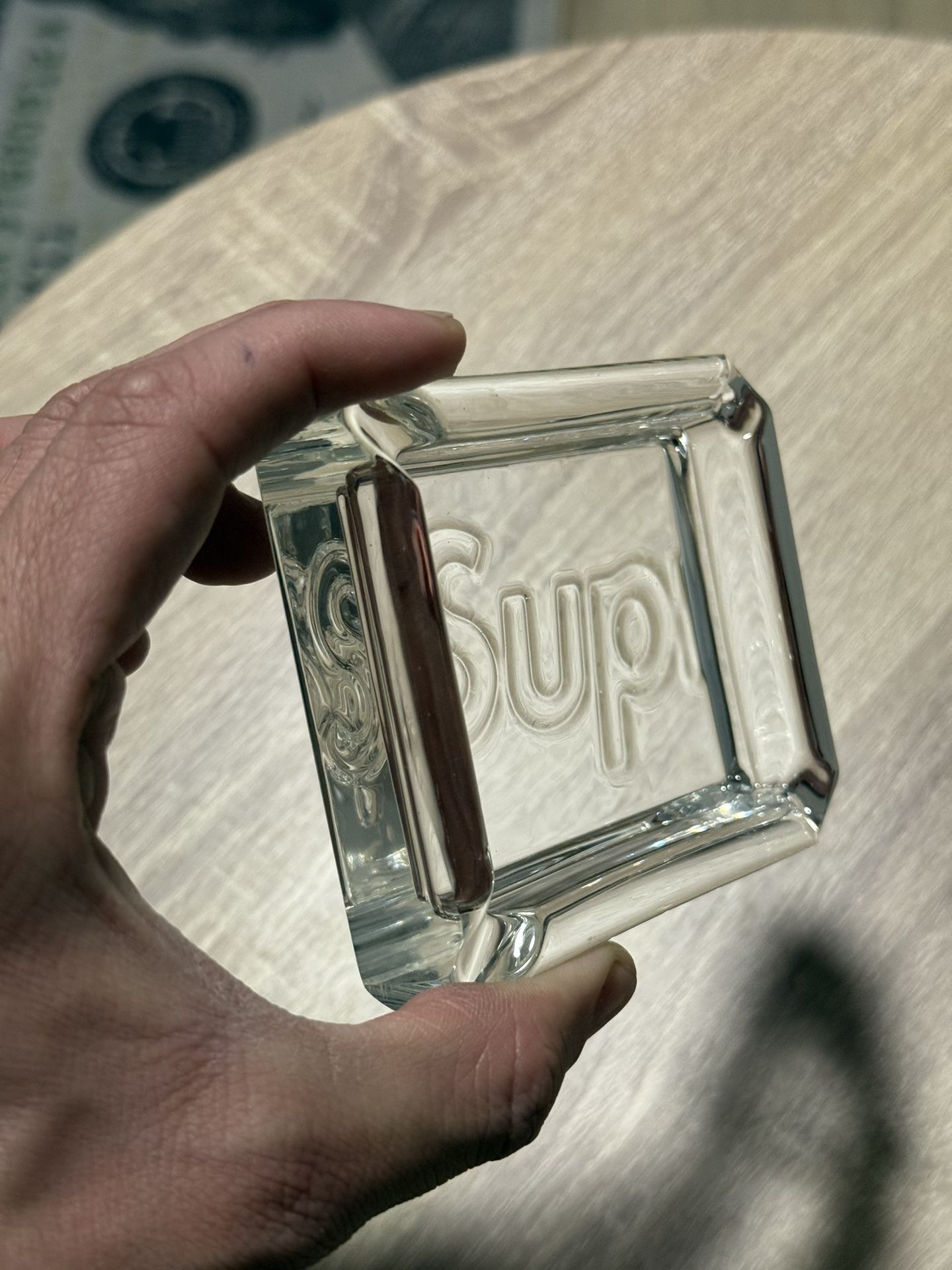 Debossed Ashtray Supreme Ashtray 2021 Supreme Glass Ashtray Grailed