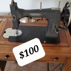 White Rotary Sewing Machine