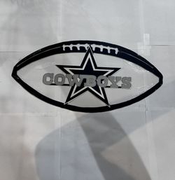 Football Cowboys Colorful Metal Sign 9x18 18 Gauge Steel Wall Decor
