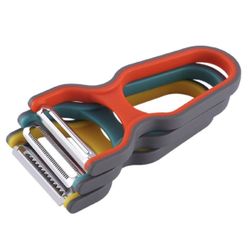 3 Vegetable & Fruit Peeler Set-Stainless Steel Potato Peeler Sharp Swivel Peeler