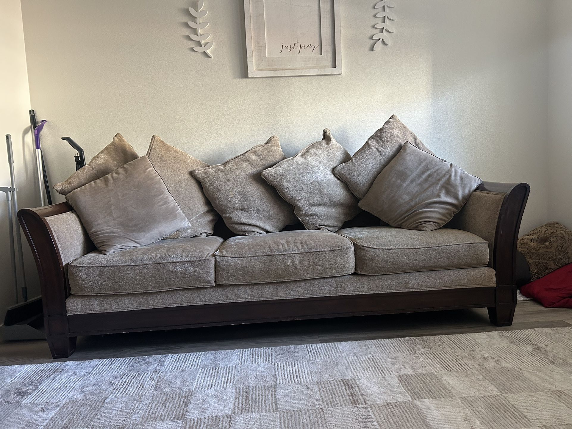 Older Beige Couch