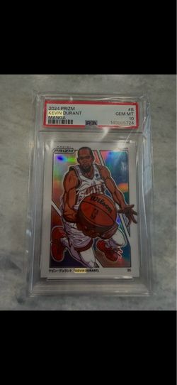 2024 Panini Prizm Kevin Durant Manga #8 PSA 10 GEM MINT SSP Case Hit Suns