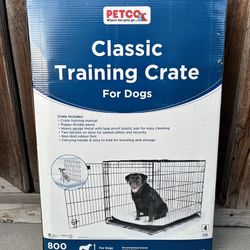 Large training, dog crate