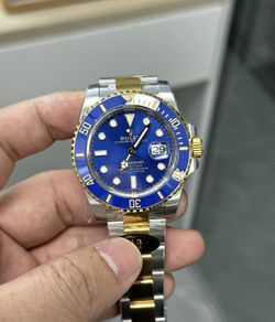 (Watch $450)Rolex Submariner two-tone blue Submariner