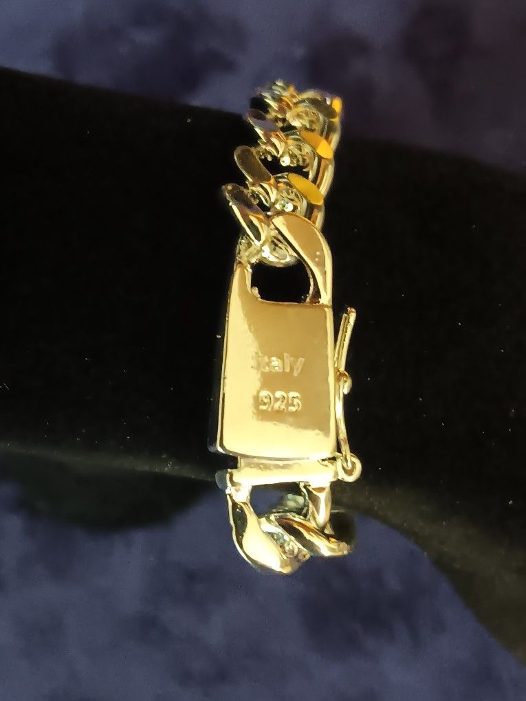 New Italy 925 Bracelet 10mm Wide