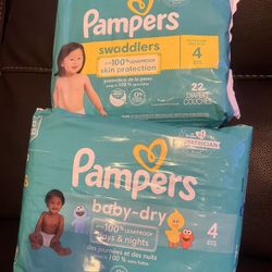 Pampers Size 4 $18