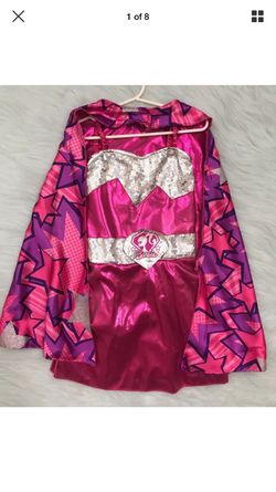 Super Barbie costume w/ cape size 4-6
