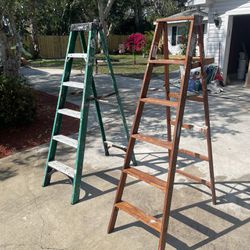 2 - 6ft Ladders for Sale