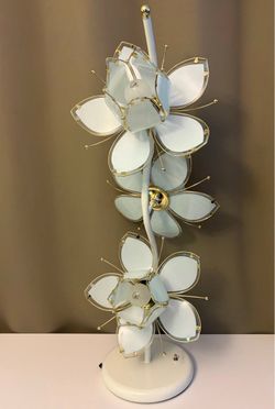 Vintage Lotus Lamp w/ Whiskers