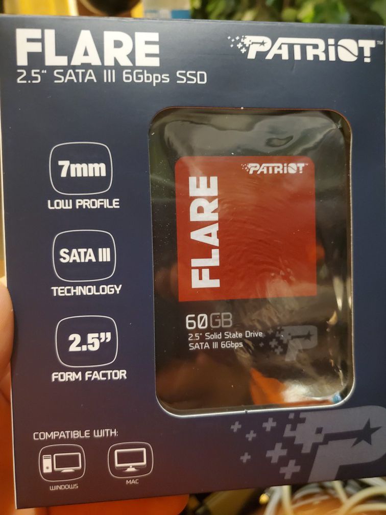 SSD 60gb 2.5" Drive Patriot Flare