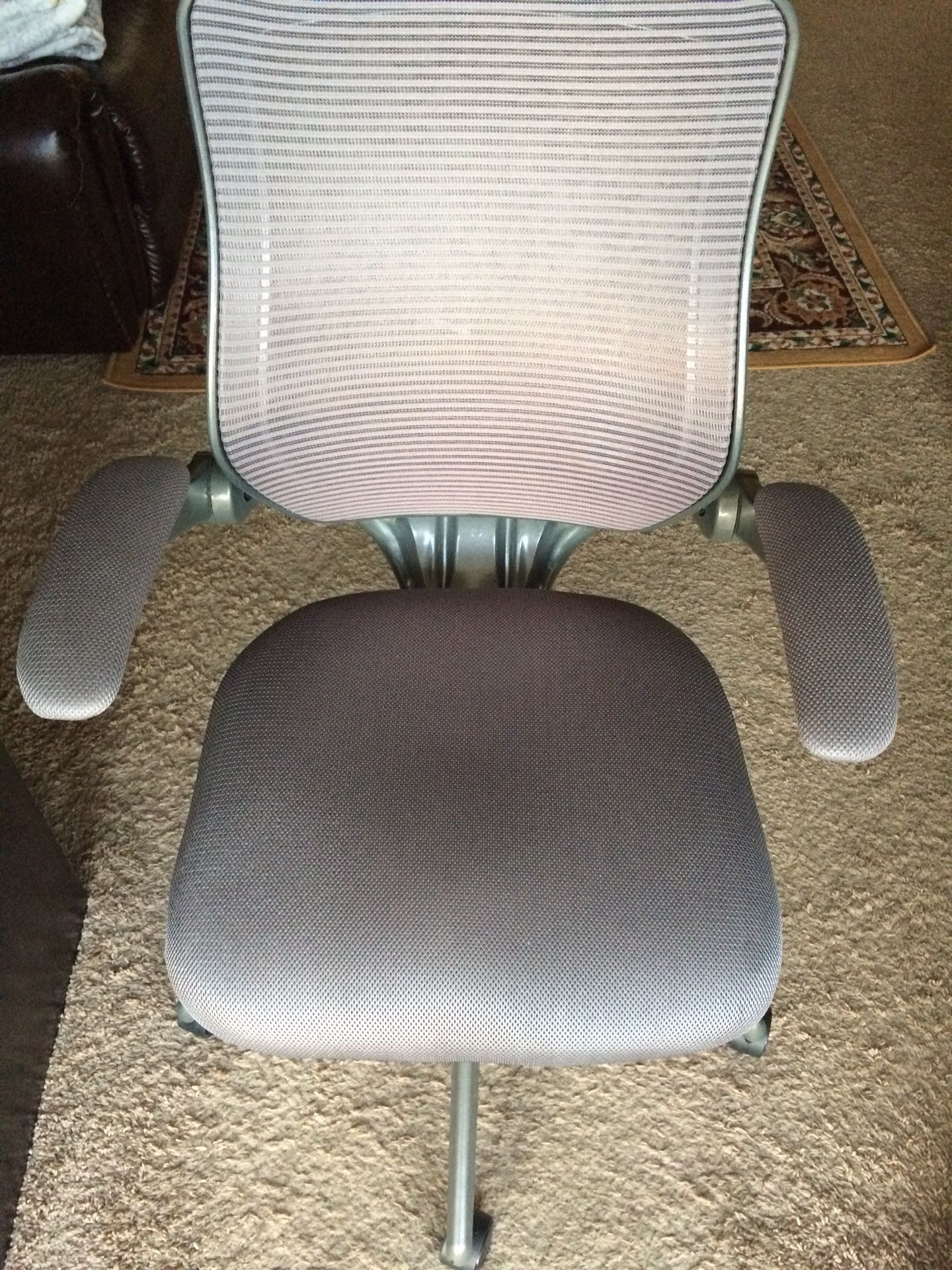 Realspace Calusa Mesh Mid-Back Office Chair Silver
