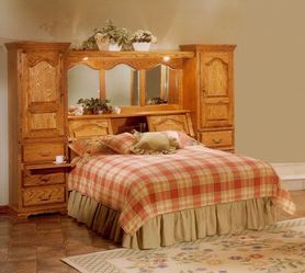 Queen bed frame and stand