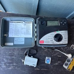 Toro TMC-424 Sprinkler Controller w/ Irritrol Climate Logic CL-M1 Sens No Key