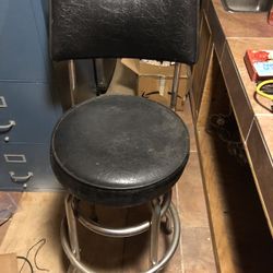 Vintage Swivel Bar Stool