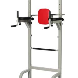 Signature Fitness Power Tower with Push-up, Pull-up and Workout Dip Station for Home Gym Strength Training  