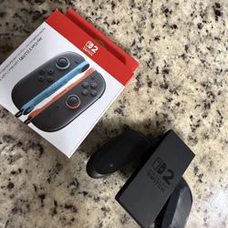 Nintendo Switch 2 Joycons And Grip
