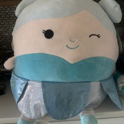 Squishmallow 20" Fiona Ice Blue Winter Fairy Soft Target Exclusive