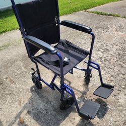Transport Chair And Walker With Seat