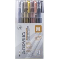 Montana Paint Marker Metallic 4 Pack - 2mm