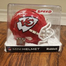 Kansas City Chiefs Dwayne Bowe Autograph Mini Helmet BAS