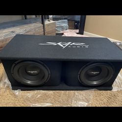 Two 12s Skar Audio Speakers