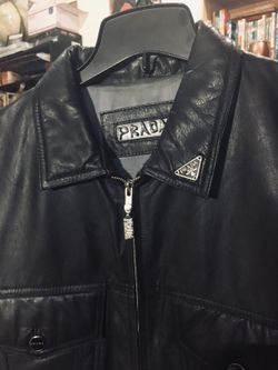 Prada leather jacket