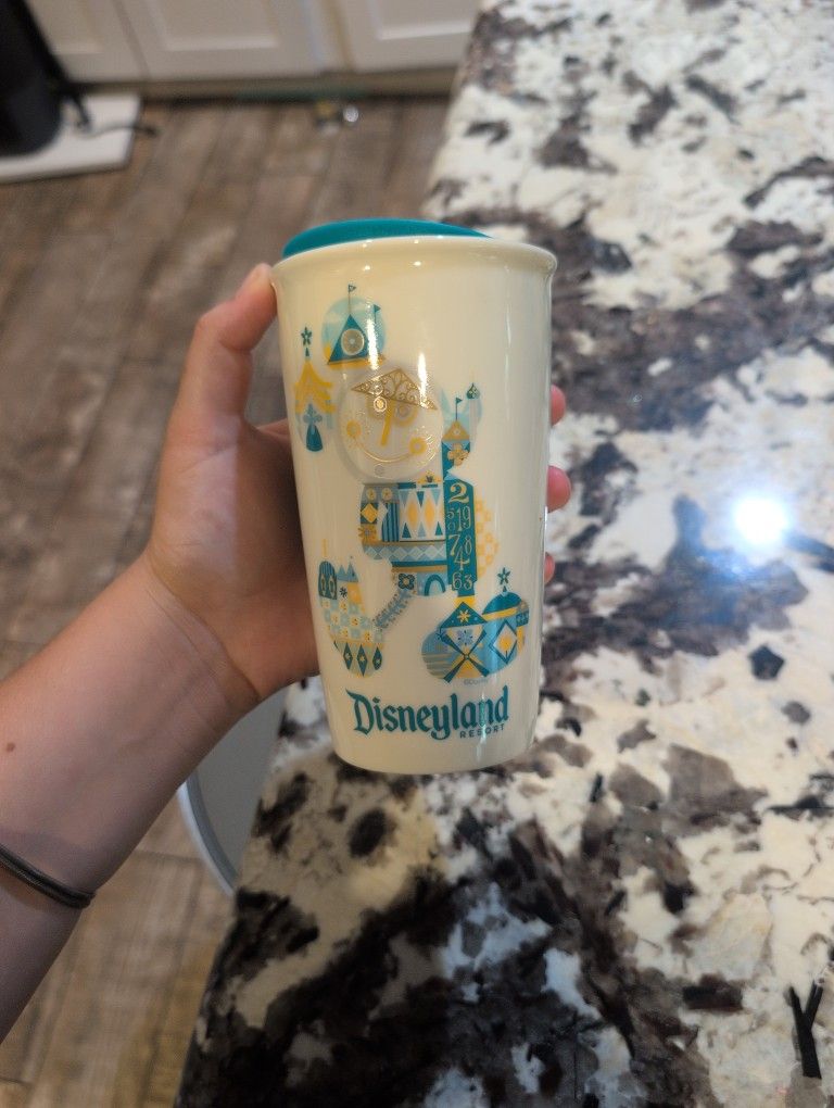 It's A Small World Disney Coffee Travel Cup