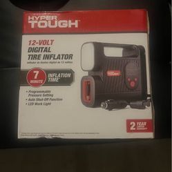 Hyper Tough 12-Volt Digital Tire Inflator