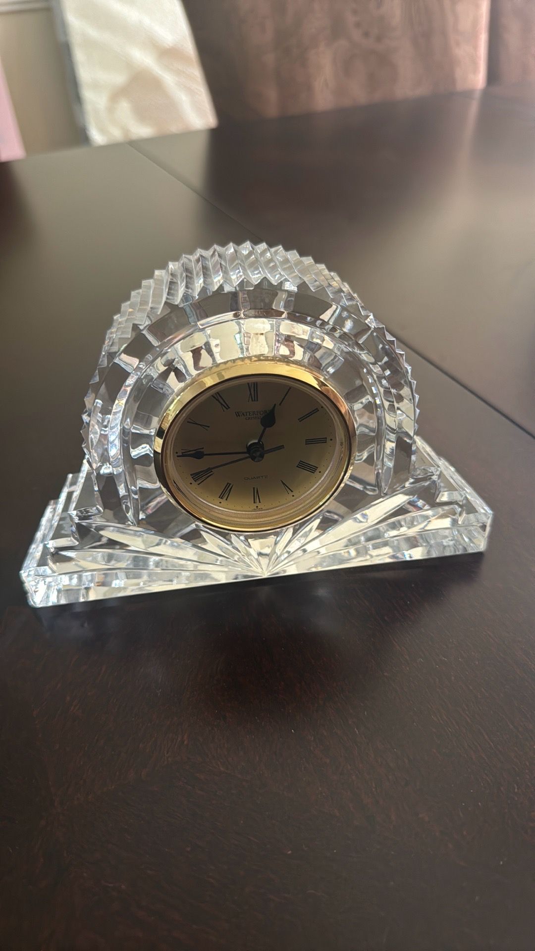 Vintage Waterford Crystal clock