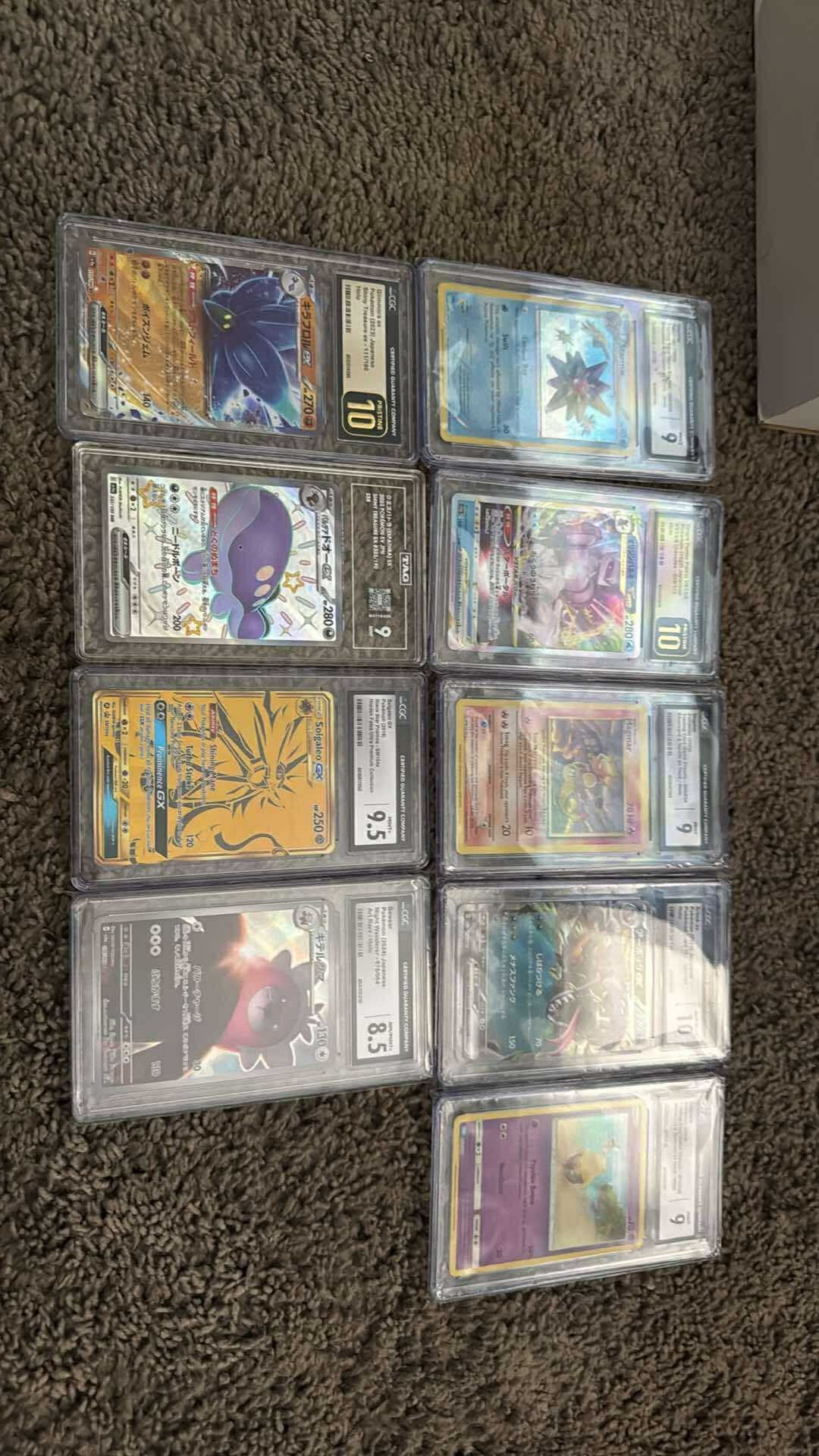 Pokemon slabs 10 each or take all for 75!!